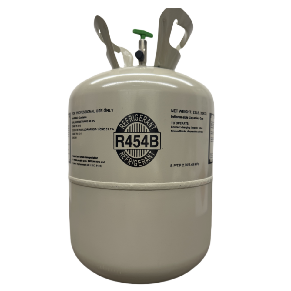 22Lb R454B / R-454B Refrigerant Gas Cylinder for HVAC Systems refrigerant cylinder